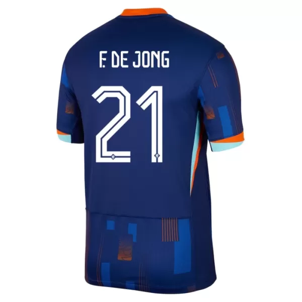 Dresovi Nizozemska Frenkie de Jong 21 Gostujući Euro 2024