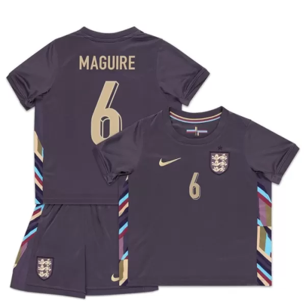 Dječji Dresovi Engleska Maguire 6 Gostujući Euro 2024