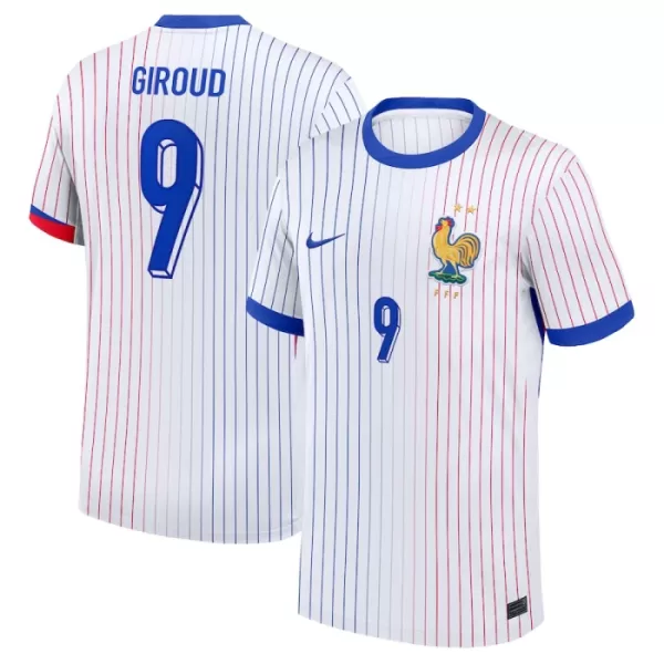 Dresovi Francuska Giroud 9 Gostujući Euro 2024