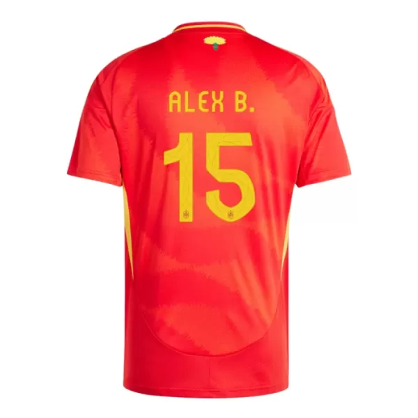 Dresovi Španjolska Alex Baena 15 Domaći Euro 2024