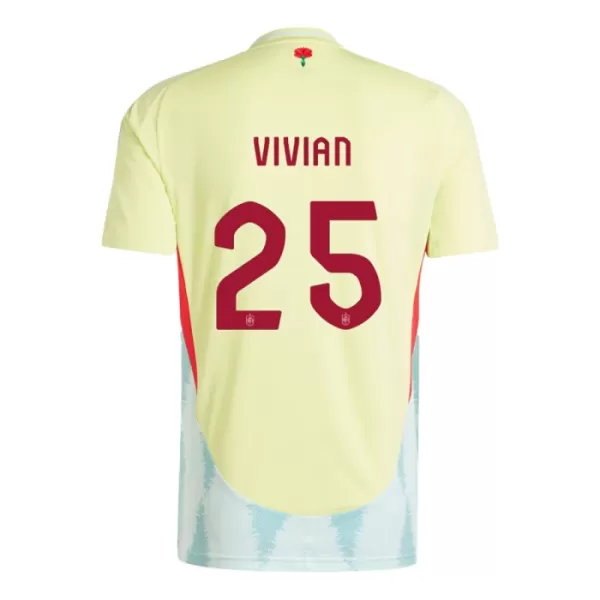 Dresovi Španjolska Dani Vivian 25 Gostujući Euro 2024