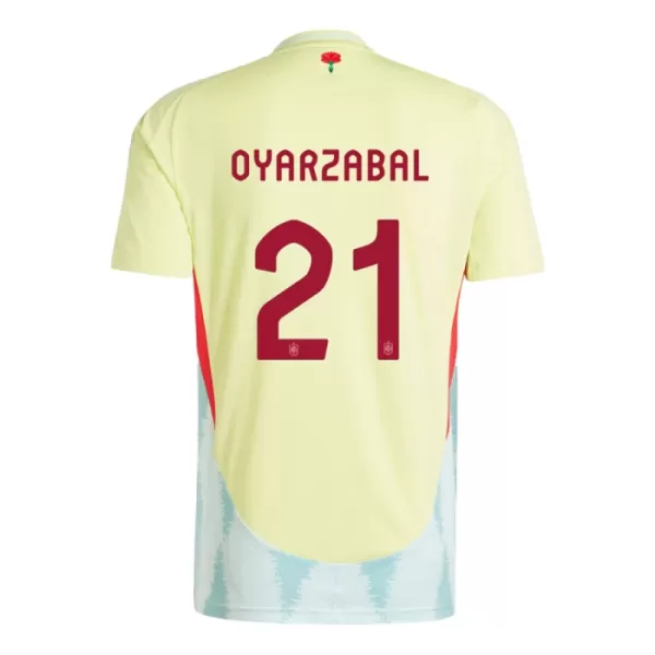 Dresovi Španjolska Mikel Oyarzabal 21 Gostujući Euro 2024