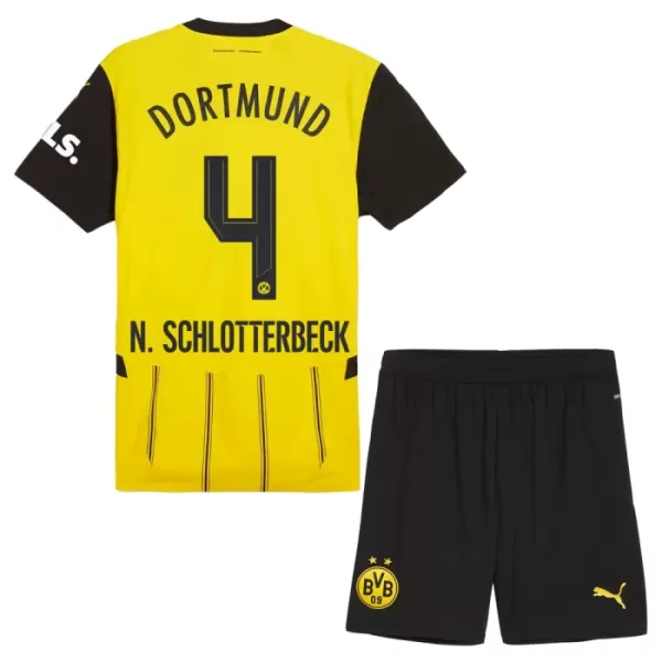 Dječji Dresovi Borussia Dortmund N. Schlotterbeck 4 Domaći 2024/25