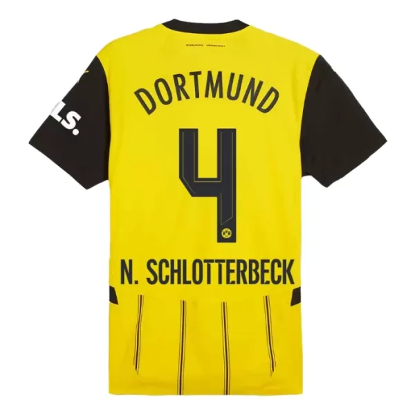 Dječji Dresovi Borussia Dortmund N. Schlotterbeck 4 Domaći 2024/25