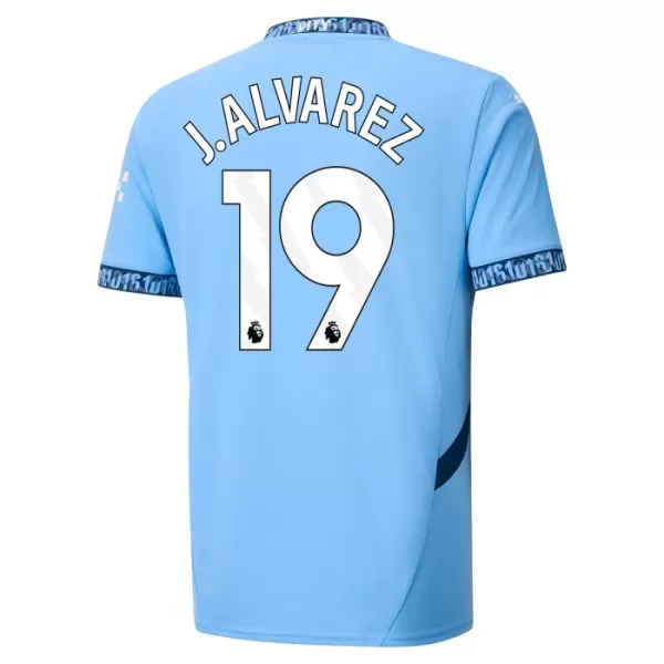 Dječji Dresovi Manchester City J. Alvarez 19 Domaći 2024/25