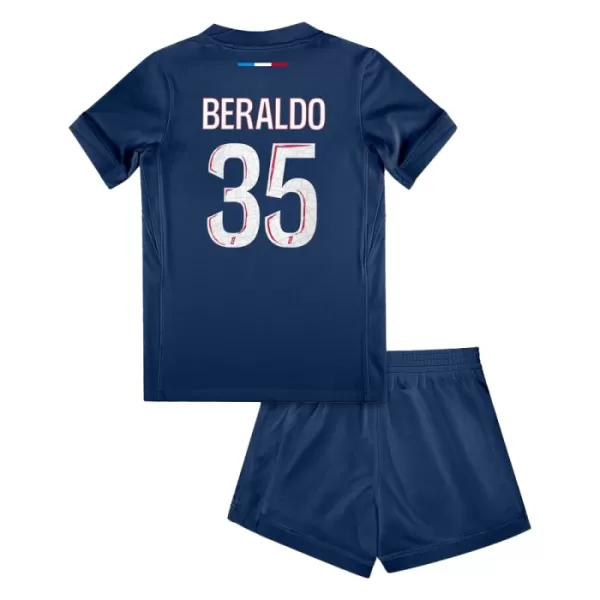 Dječji Dresovi Paris Saint-Germain Lucas Beraldo 35 Domaći 2024/25