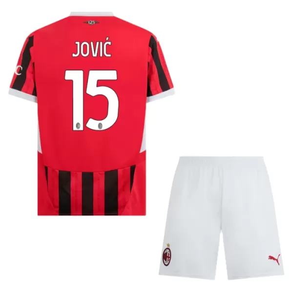 Dječji Dresovi AC Milan Jovic 15 Domaći 2024/25