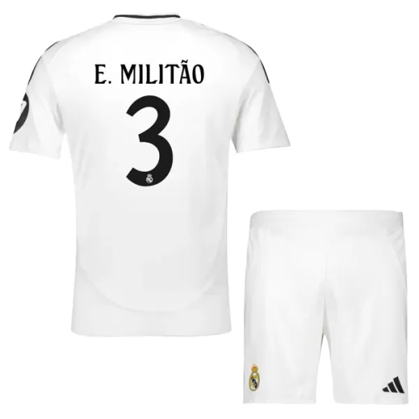 Dječji Dresovi Real Madrid E. Militão 3 Domaći 2024/25