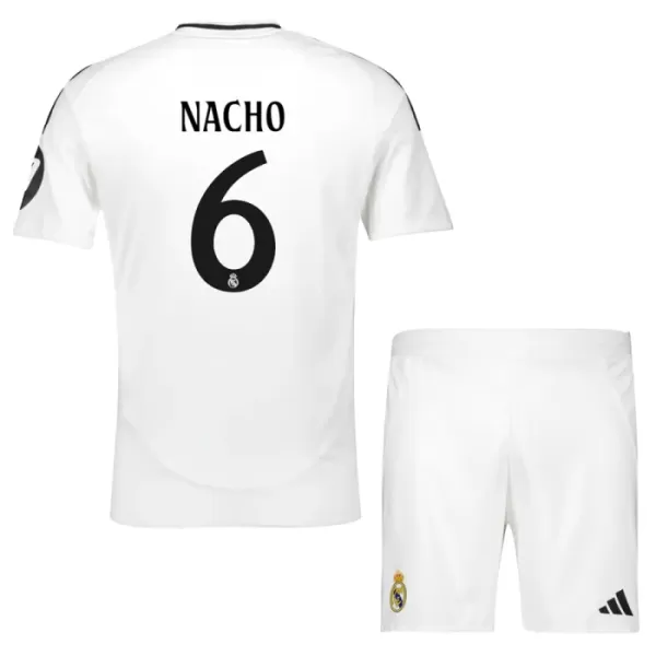 Dječji Dresovi Real Madrid Nacho 6 Domaći 2024/25