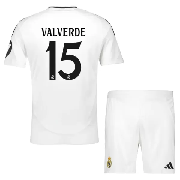 Dječji Dresovi Real Madrid Valverde 15 Domaći 2024/25
