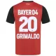 Dječji Dresovi Bayer 04 Leverkusen Alejandro Grimaldo 20 Domaći 2024/25