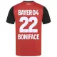 Dresovi Bayer 04 Leverkusen Victor Boniface 22 Domaći 2024/25