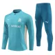 Komplet Trenirke za Treniranje Olympique Marseille Teal Version Četvrt-Zip 2024/25