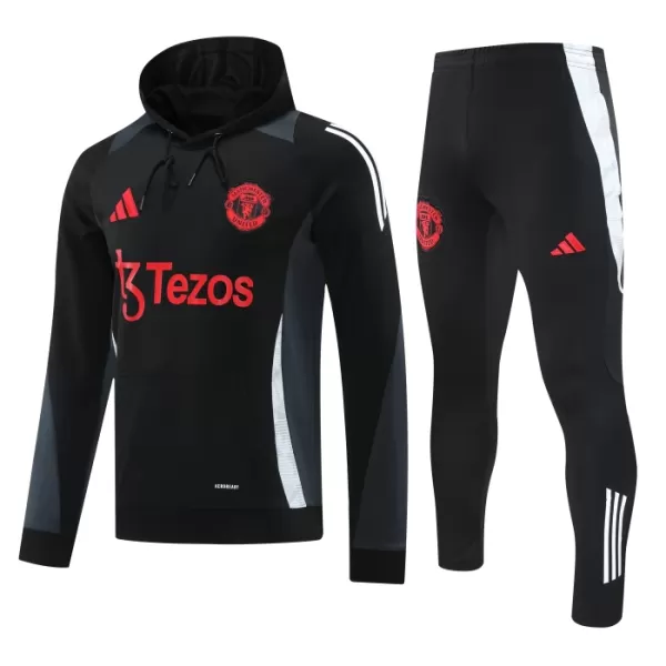 Komplet Trenirke za Treniranje Manchester United Hoodie 2024/25 Navy