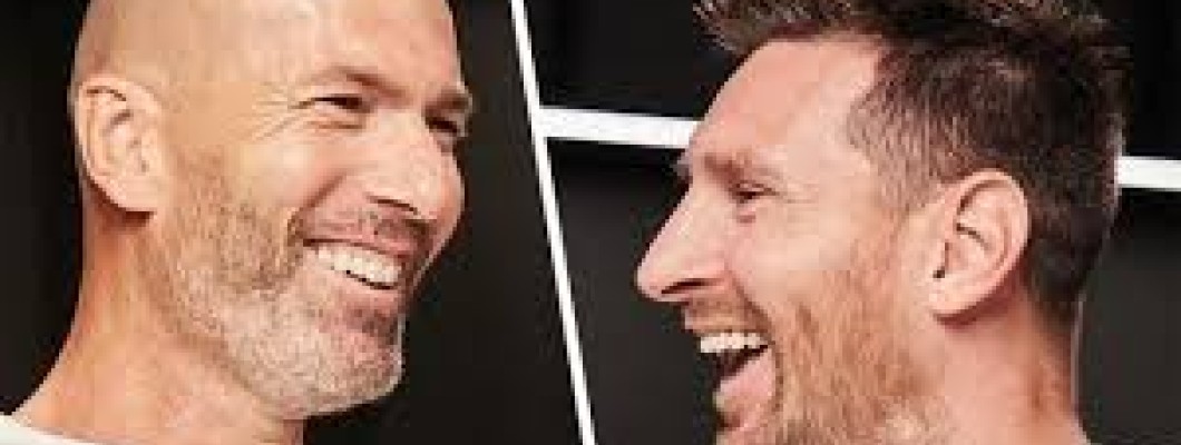 Lionel Messi dijeli radost nogometa sa Zinedineom Zidaneom